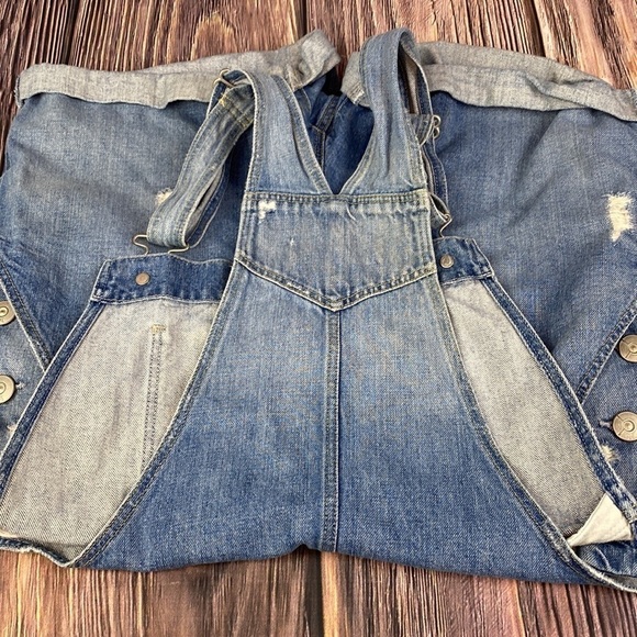 Woman’s 3X1 NY Overall Distressed Shorts- Made In USA - Size Medium - Picture 6 of 10